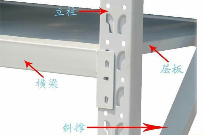 輕型倉儲貨架細節(jié)圖